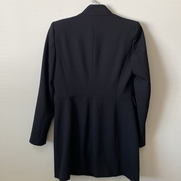 Zara long Black Blazer Jacket - Picture 3 of 6